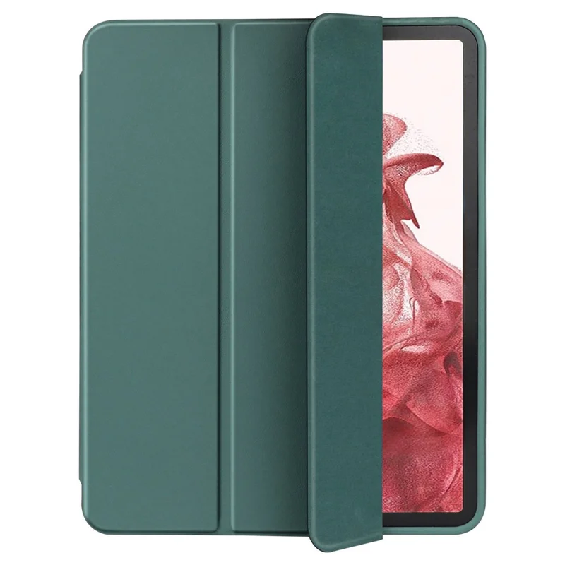 For Samsung Galaxy Tab S8 Ultra Auto Wake/Sleep Function Full Body Protection Tablet Case with Stand/Pencil Slot - Green