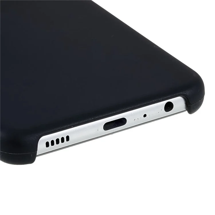 Для Samsung Galaxy A32 5G Solid Silacone Ultra Slim Shock-resept Phone Case Шелковисто-мороженое Шок-воздушная Крышка - Черный