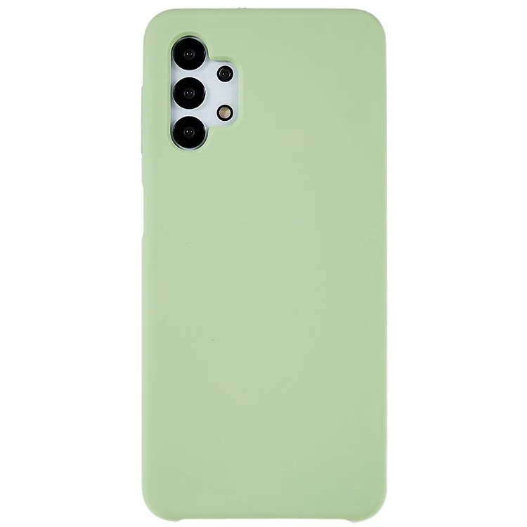 For Samsung Galaxy A32 5G Solid Silicone Ultra Slim Shockproof Phone Case Silky-Soft Touch Shockproof Back Cover - Green