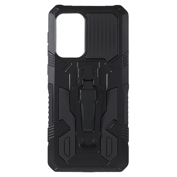Proyecto Mechwarrior Para Samsung Galaxy A33 5G Way-Fall Well Incorporado Hoja De Metal Híbrido Hard PC Soft Tpu Case Con El Clip De Retroceso Kickstand - Negro