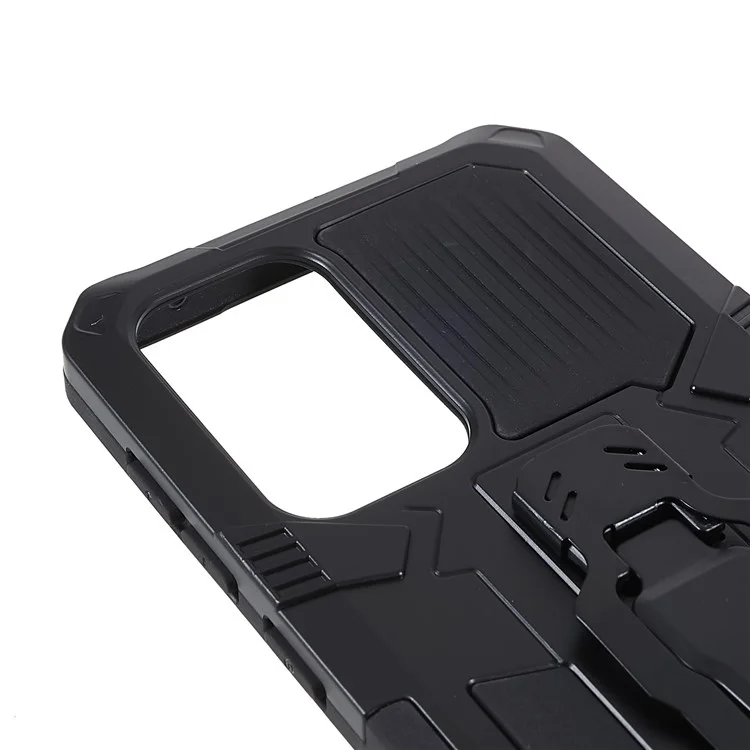 Proyecto Mechwarrior Para Samsung Galaxy A33 5G Way-Fall Well Incorporado Hoja De Metal Híbrido Hard PC Soft Tpu Case Con El Clip De Retroceso Kickstand - Negro