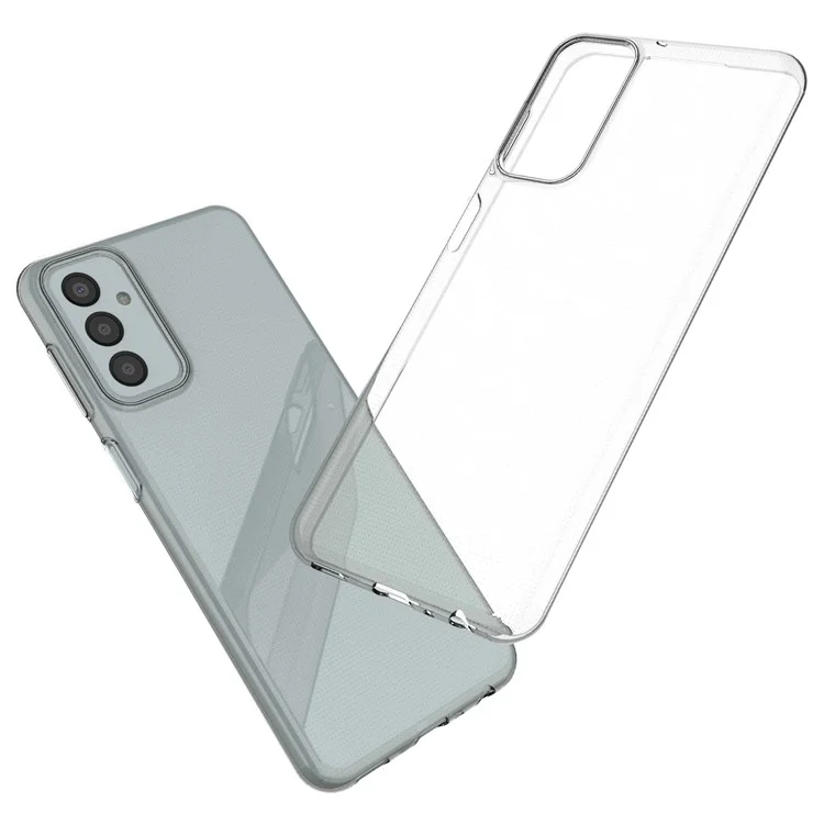 Para Samsung Galaxy M23 5G / F23 5G / M13 4G Anti-queda Capa de Telefone Protetora Transparente Macia de TPU