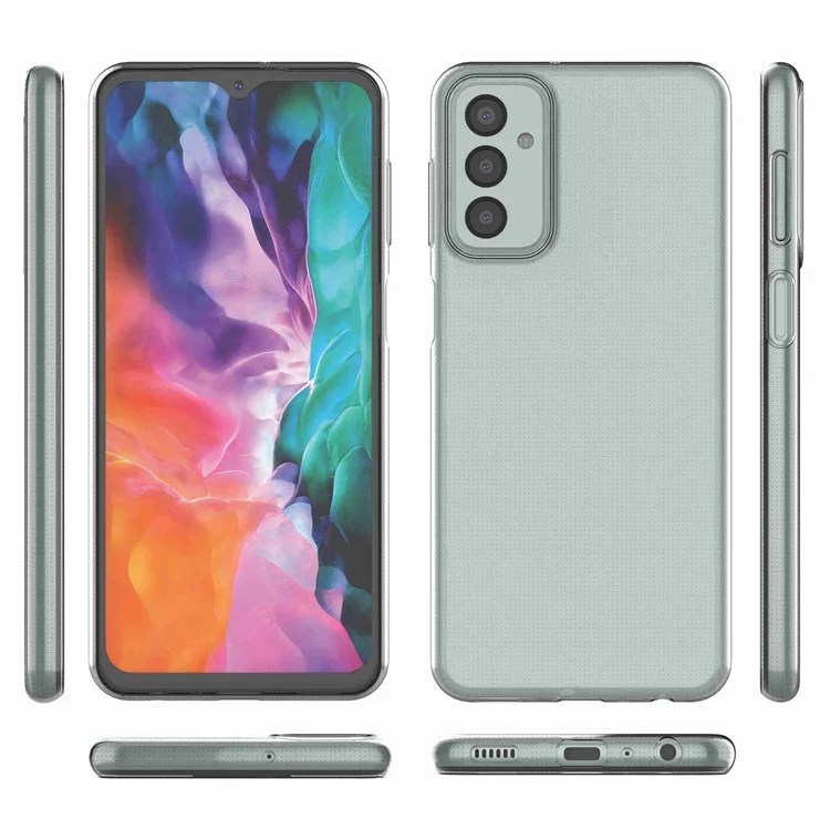 Para Samsung Galaxy M23 5G / F23 5G / M13 4G Anti-queda Capa de Telefone Protetora Transparente Macia de TPU