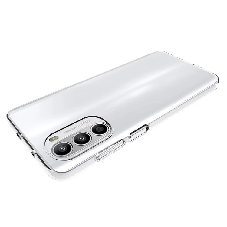 10 pezzi / confezione per Motorola Moto G52 4G / G82 5G Custodia per telefono anti-polvere Taglio preciso Custodia per telefono in TPU trasparente senza filigrana