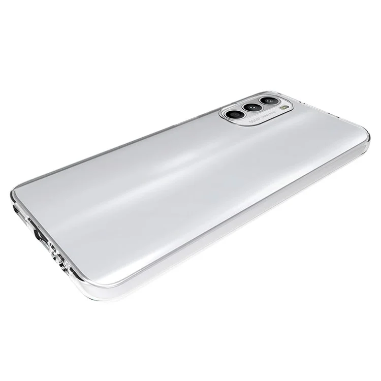 10 pezzi / confezione per Motorola Moto G52 4G / G82 5G Custodia per telefono anti-polvere Taglio preciso Custodia per telefono in TPU trasparente senza filigrana