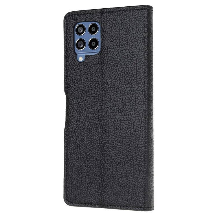 Para Samsung Galaxy M53 5G Litchi Texture Wallet Case de Billetera PU Cubierta de Teléfono de Cuero PU