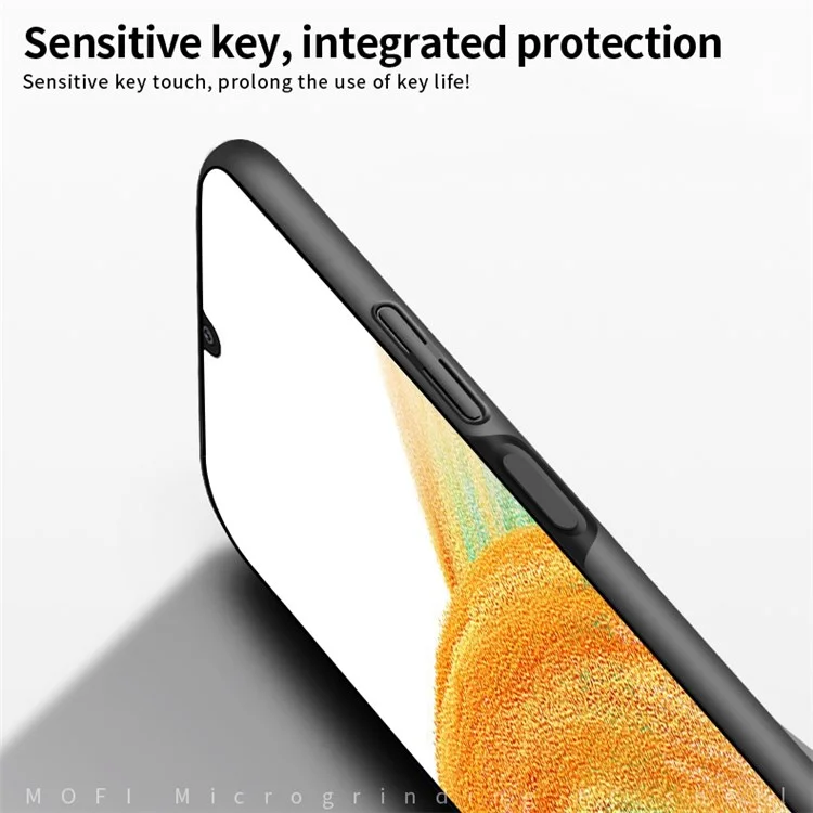 MOFI JK PC Série-1 Bouclier pour Samsung Galaxy A33 5G Anti-empreintes Digitales Ultra-fin Étui de Téléphone Tactile Soyeux Dos Dur en PC Mat - Noir