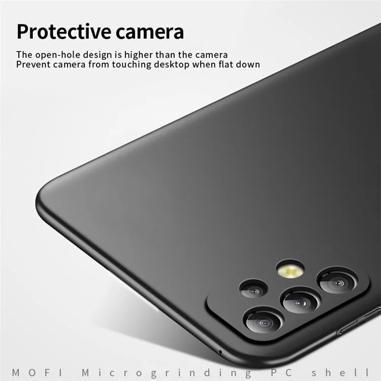 MOFI JK PC Série-1 Bouclier pour Samsung Galaxy A33 5G Anti-empreintes Digitales Ultra-fin Étui de Téléphone Tactile Soyeux Dos Dur en PC Mat - Noir