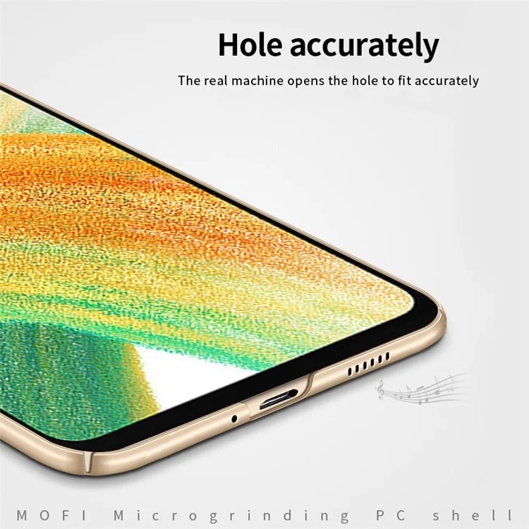 MOFI JK PC Série-1 Bouclier pour Samsung Galaxy A33 5G Anti-empreintes Digitales Ultra-fin Étui de Téléphone Tactile Soyeux Dos Dur en PC Mat - Noir