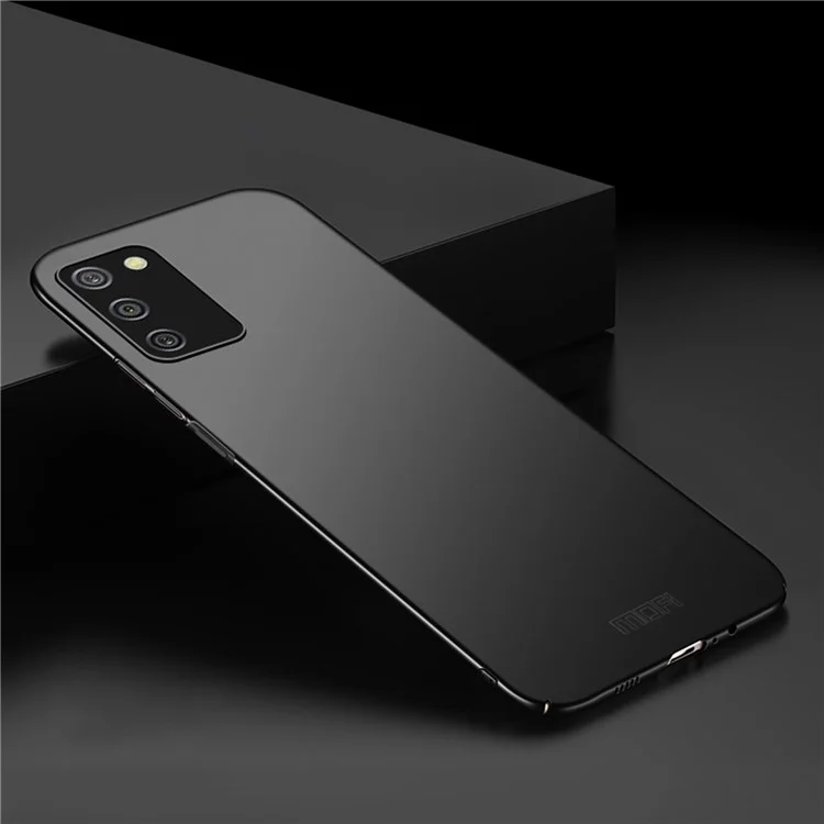 MOFI JK PC Series-1 Shield for Samsung Galaxy A02s (164.2x75.9x9.1mm)/A03s (164.2 x 75.9 x 9.1mm)/M02s/F02s Hard PC Cover Matte Anti-drop Phone Case with Strap - Black