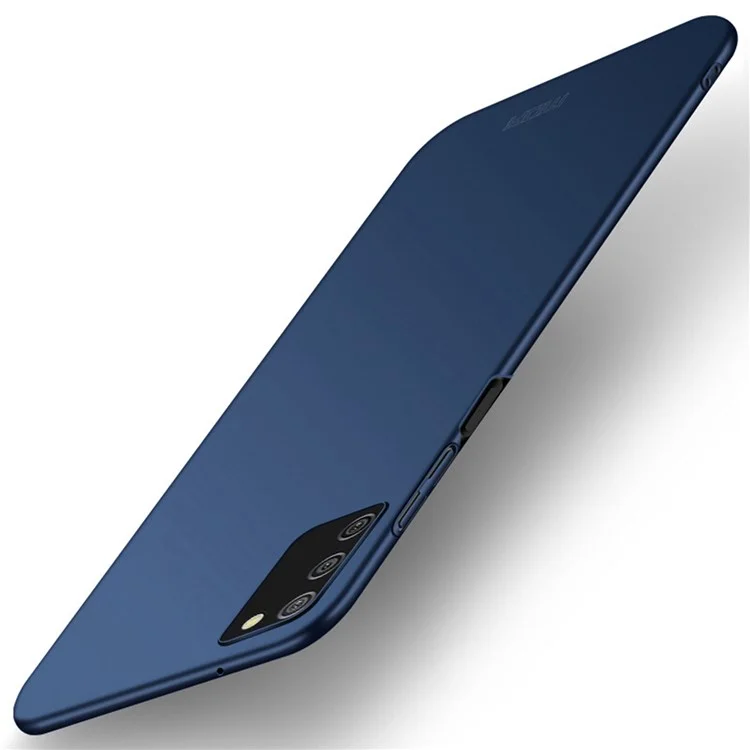 MOFI JK PC Series-1 Shield for Samsung Galaxy A02s (164.2x75.9x9.1mm)/A03s (164.2 x 75.9 x 9.1mm)/M02s/F02s Hard PC Cover Matte Anti-drop Phone Case with Strap - Blue