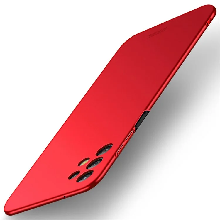 MOFI JK PC Series-1 Shield Phone PC Back Cover per Samsung Galaxy A32 5G/M32 5G, Custodia protettiva per telefono cellulare con superficie opaca e cinturino - Rosso