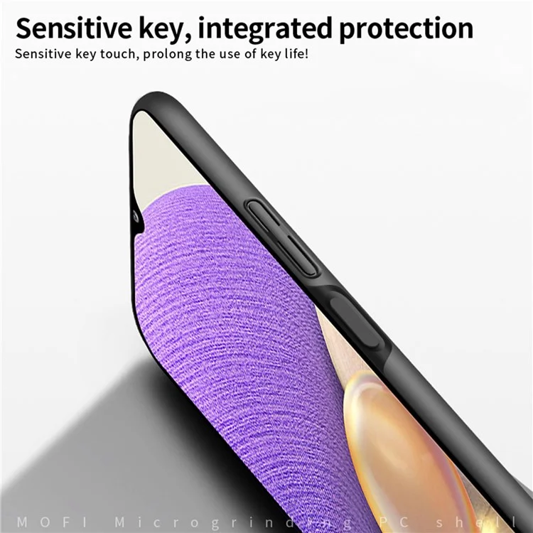 MOFI JK PC Series-1 Shield Phone PC Back Cover per Samsung Galaxy A32 5G/M32 5G, Custodia protettiva per telefono cellulare con superficie opaca e cinturino - Rosso