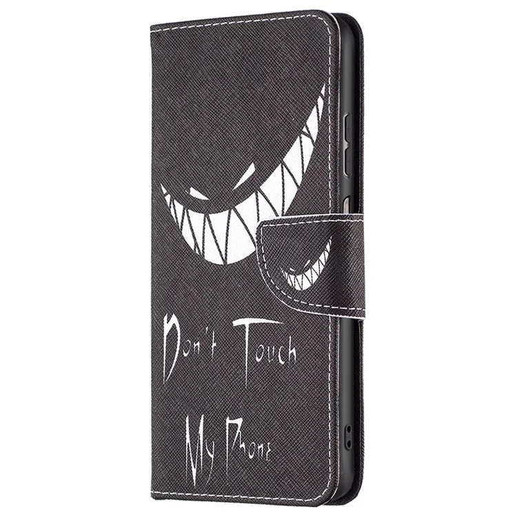 Per Samsung Galaxy M23/F23 5G BF Stampa di Stampa in Pelle Serie 1 Custodia di Chiusura Magnetica Con Guscio Protettivo Per il Portafoglio Folio Regolabile - Non Toccare il Mio Telefono