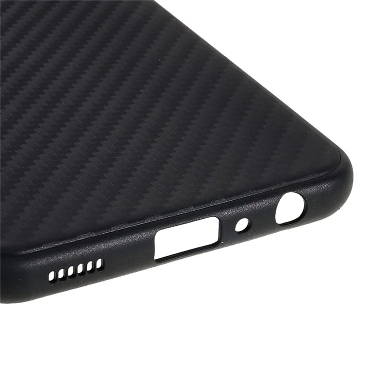 Para Samsung Galaxy A23 4G / 5G (Versión Global) Funda de Fibra de Carbono Suave TPU Anti-Huellas Dactilares Antideslizante Funda Protectora de Teléfono