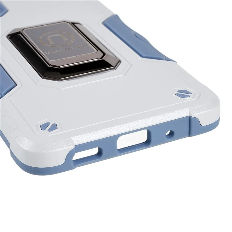 Для Samsung Galaxy S20 fe 2022/S20 Fe/s20 Fan Edition/S20 fe 5G/S20 Fan Edition 5G/S20 Lite Shock -reseact Soft TPU Hard PC Case с Кольцевым Креплением. - Серебряный