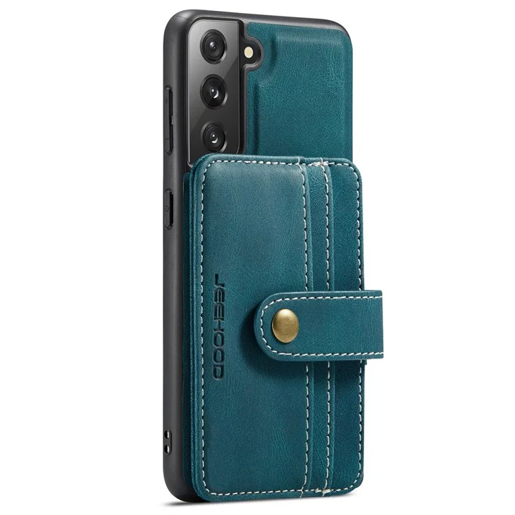 Cubierta Desmontable De Jeehood Para Samsung Galaxy S20 Plus 4G/5G Magnet Wallet Cuero Recubierto TPU RFID Bloqueo De Teléfonos Móviles Bloqueo De Teléfono Móvil - Azul