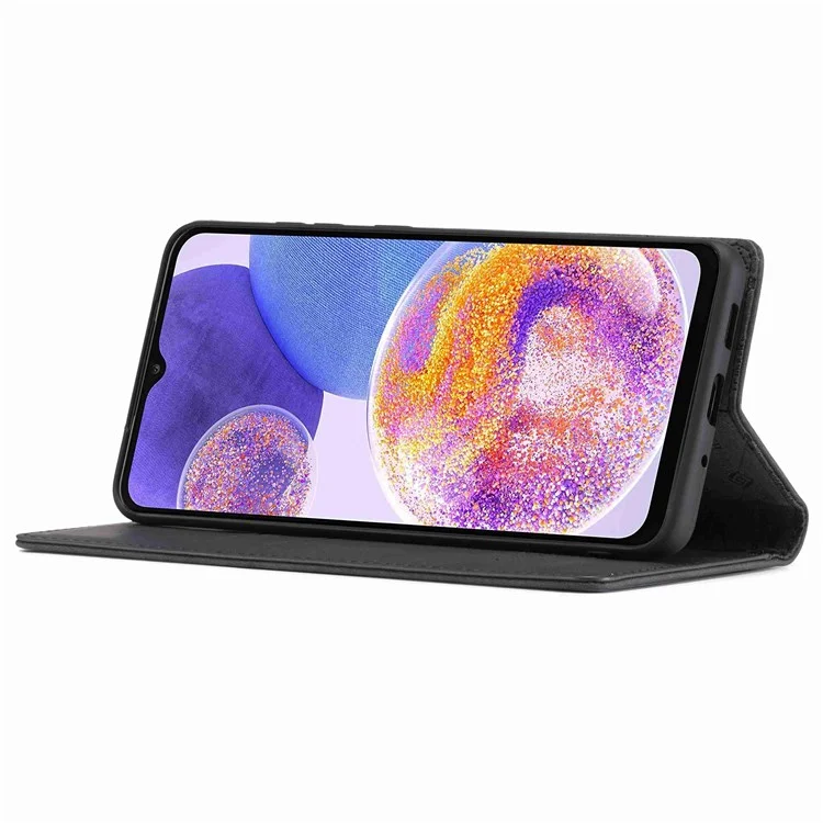 LC.IMEEKE Per Samsung Galaxy A23 4G / 5G (Versione Globale) / M23 5G / F23 5G Custodia Portafoglio in Pelle PU con Chiusura Magnetica e Supporto - Nero