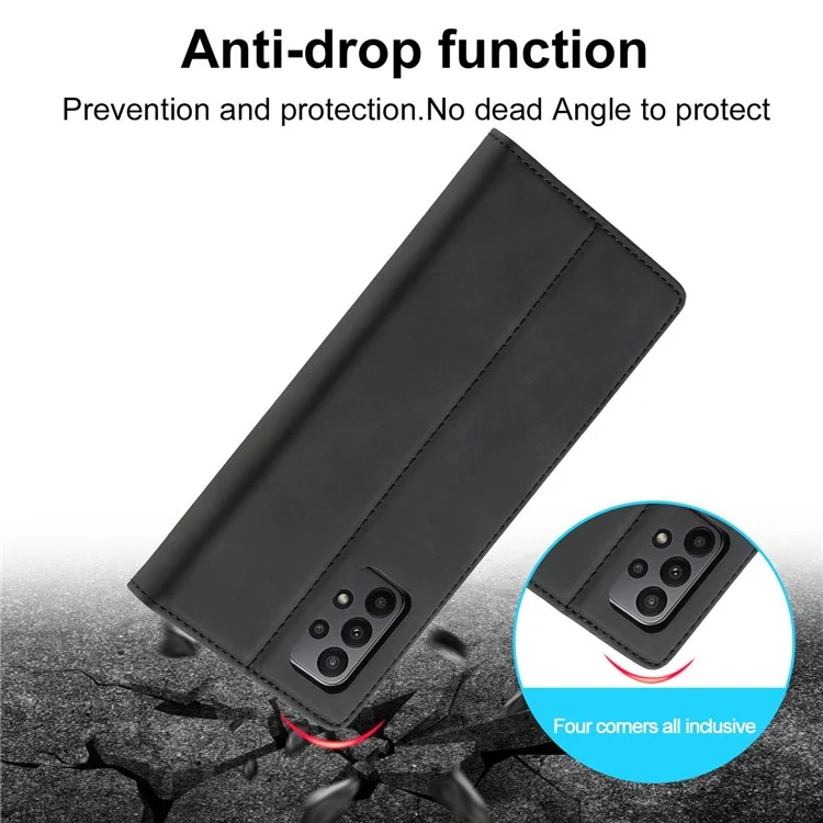 LC.IMEEKE Per Samsung Galaxy A23 4G / 5G (Versione Globale) / M23 5G / F23 5G Custodia Portafoglio in Pelle PU con Chiusura Magnetica e Supporto - Nero