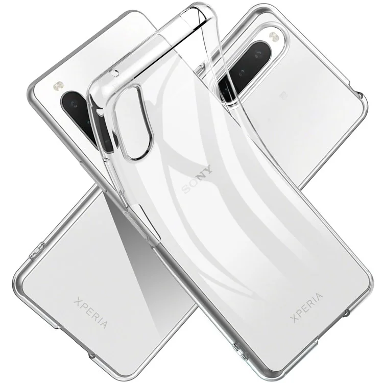 Case Soft TPU Para Sony Xperia 10 IV, Cubierta de Teléfono Transparente Anti-amarillo Sin Huellas Dactilares