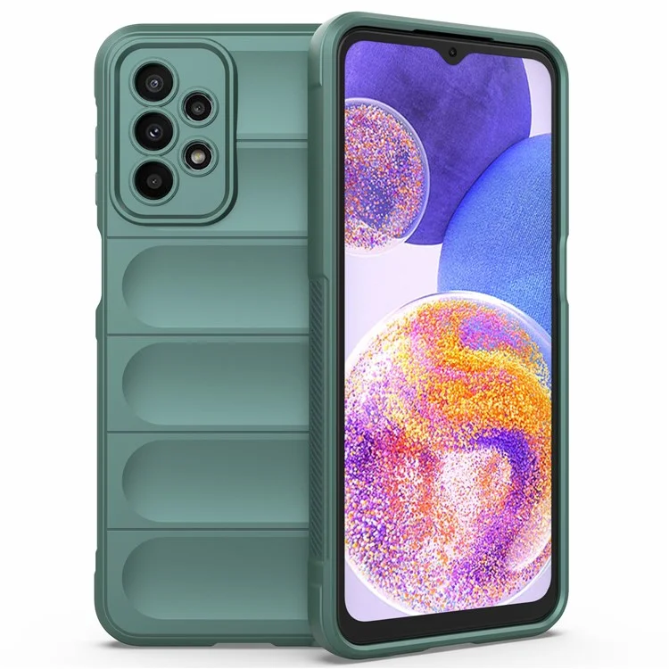 For Samsung Galaxy A23 5G (Global Version) / 4G TPU Phone Case Anti-drop Protection Back Cover - Green