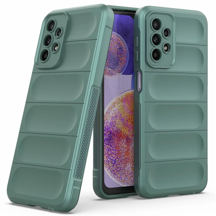 For Samsung Galaxy A23 5G (Global Version) / 4G TPU Phone Case Anti-drop Protection Back Cover - Green