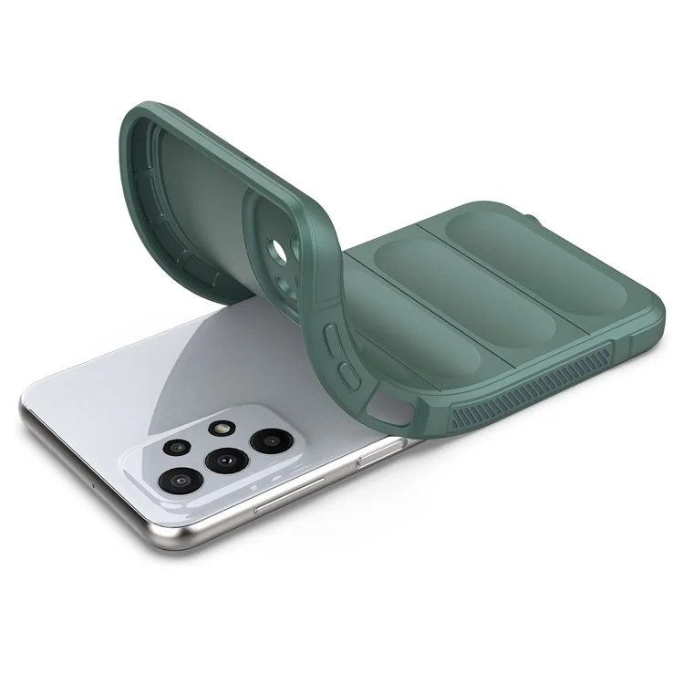 For Samsung Galaxy A23 5G (Global Version) / 4G TPU Phone Case Anti-drop Protection Back Cover - Green