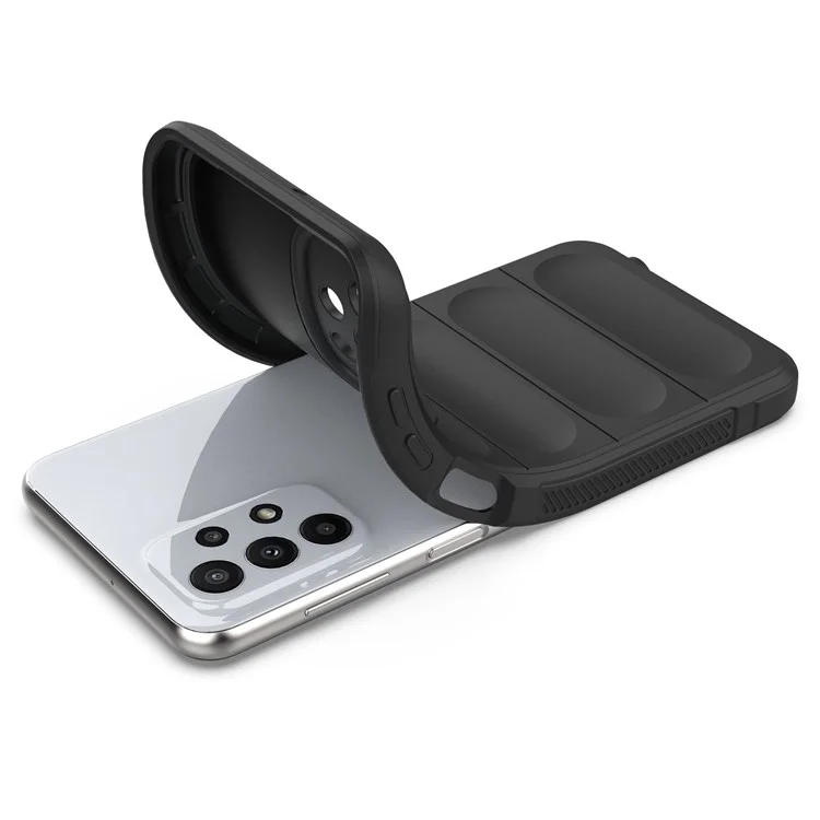 Para Samsung Galaxy A23 5G (Versión Global) / 4G Funda de Teléfono TPU Anti-caída Cubierta Posterior - Lila Claro