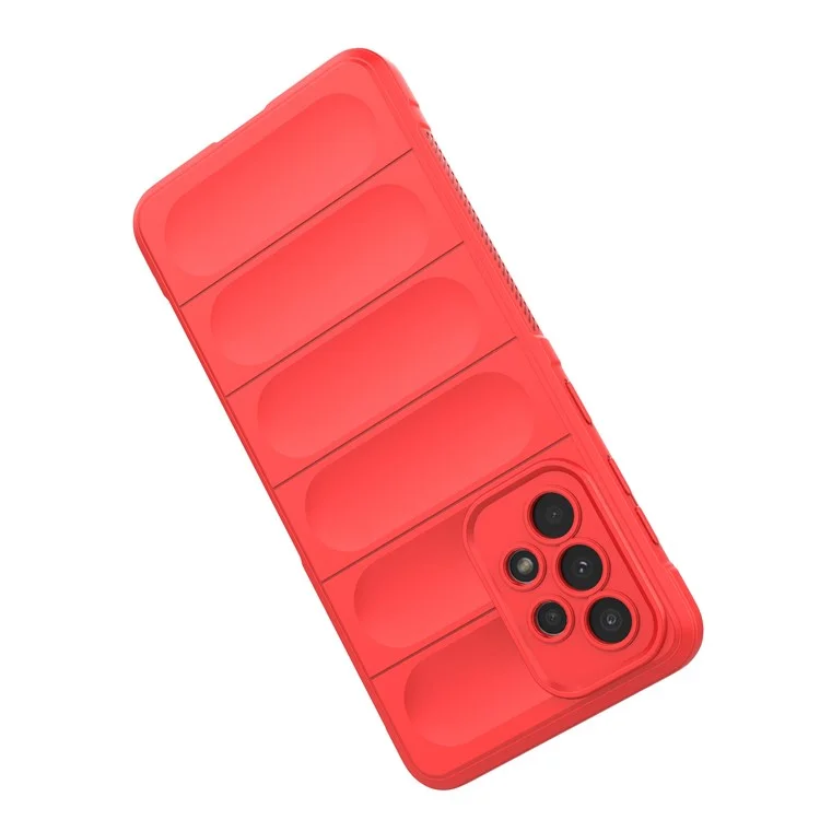 Für Samsung Galaxy A33 5G stoßfeste TPU-Handyschutzcase Anti-Drop-Abdeckung - Rot