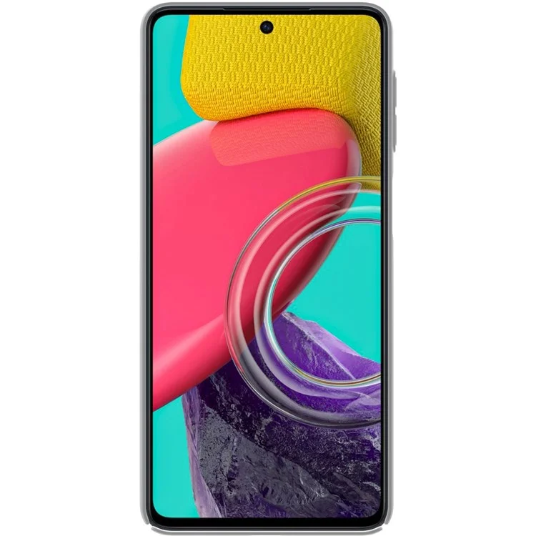 Nillkin Super Frosted Shield Téléphone Pour Samsung Galaxy M53 5G Finishroche Mate De Choc Shel De Couverture De Téléphone Hard PC Hard PC - Blanche