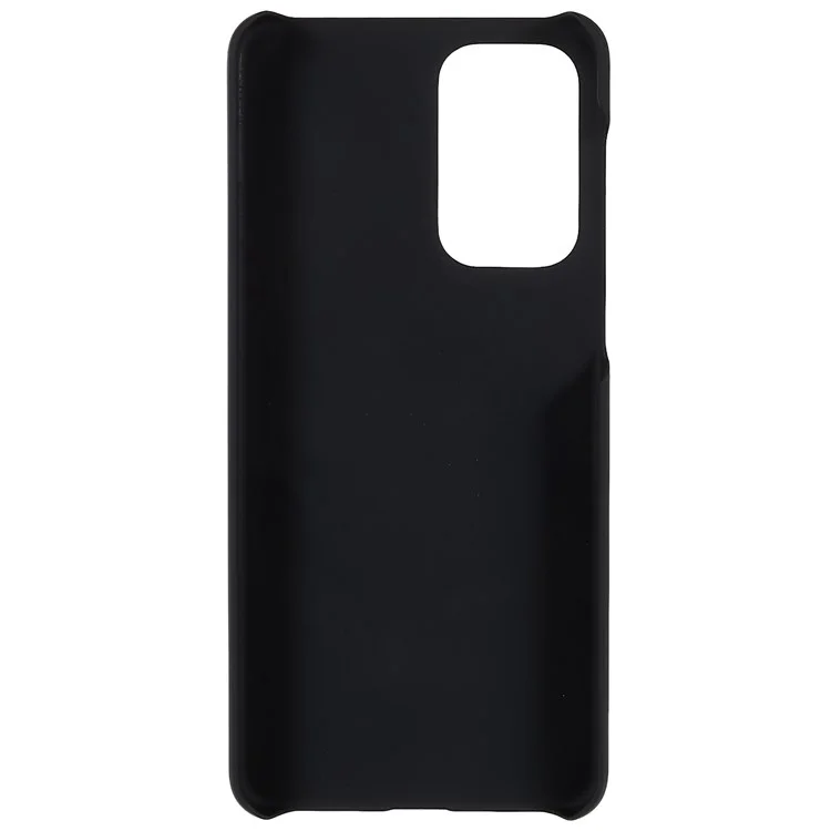 For Samsung Galaxy A33 5G Rubberized Plastic Hard Phone Case Mobile Phone Cover - Black