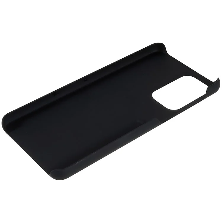 For Samsung Galaxy A33 5G Rubberized Plastic Hard Phone Case Mobile Phone Cover - Black