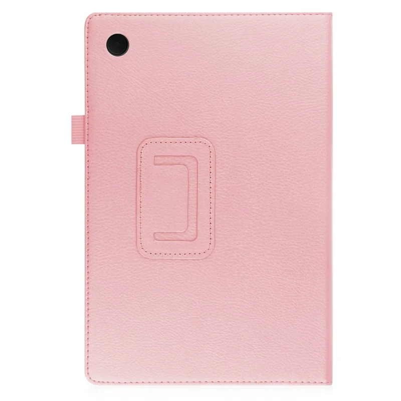 For Samsung Galaxy Tab A8 10.5 (2021) / (2022) Litchi Texture Tablet Case PU Leather Protective Cover with Auto Wake / Sleep - Pink