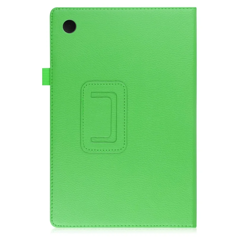 For Samsung Galaxy Tab A8 10.5 (2021) / (2022) Litchi Texture Tablet Case PU Leather Protective Cover with Auto Wake / Sleep - Green