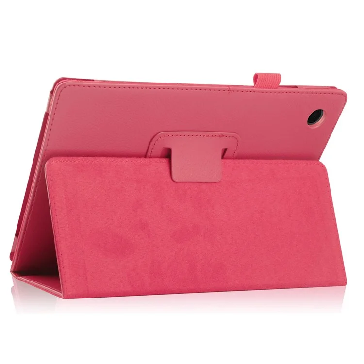 Per Samsung Galaxy Tab A8 10.5 (2021) / (2022) Custodia Tablet in Pelle di Struzzo Protettiva con Riattivazione / Sospensione Automatica - Rose