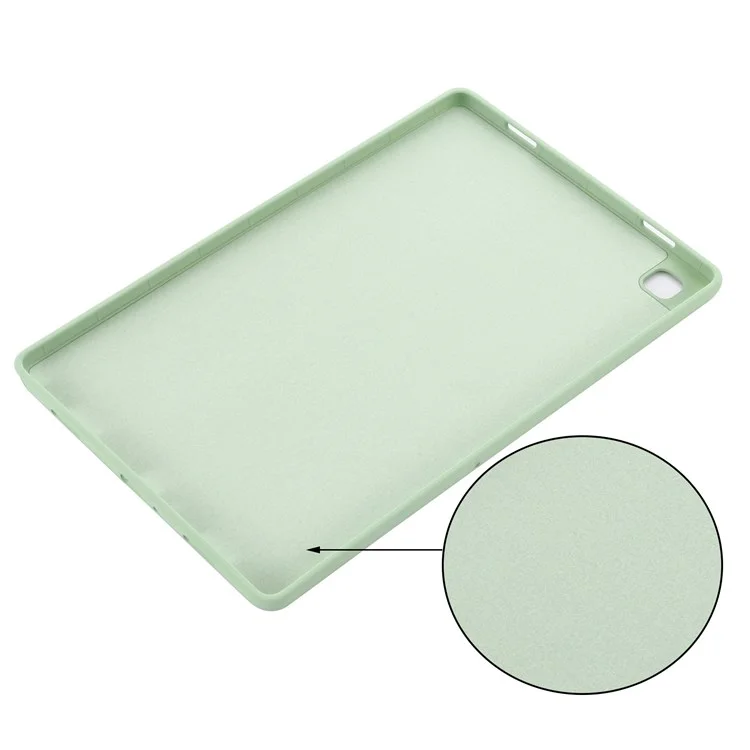 Para Samsung Galaxy Tab A7 10.4 (2022) / (2020) Funda Protectora de Silicona Líquida a Prueba de Golpes para Tableta - Verde