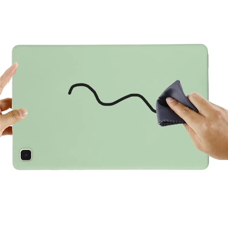 Para Samsung Galaxy Tab A7 10.4 (2022) / (2020) Funda Protectora de Silicona Líquida a Prueba de Golpes para Tableta - Verde