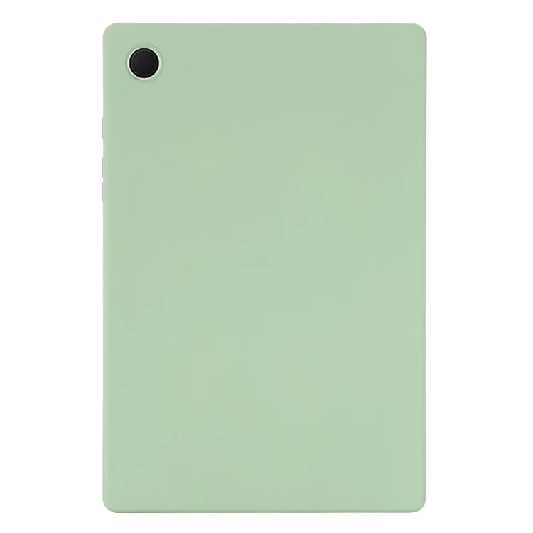 Tampa De Comprimido De Silicone Líquido Para Samsung Galaxy Tab A8 10.5 (2021), Caixa De Comprimido De Microfibra À Prova De Choque - Verde