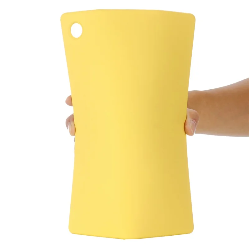 Liquid Silicone Tablet Cover for Samsung Galaxy Tab A8 10.5 (2021) / (2022) , Shockproof Microfiber Lining Slim Tablet Case - Yellow