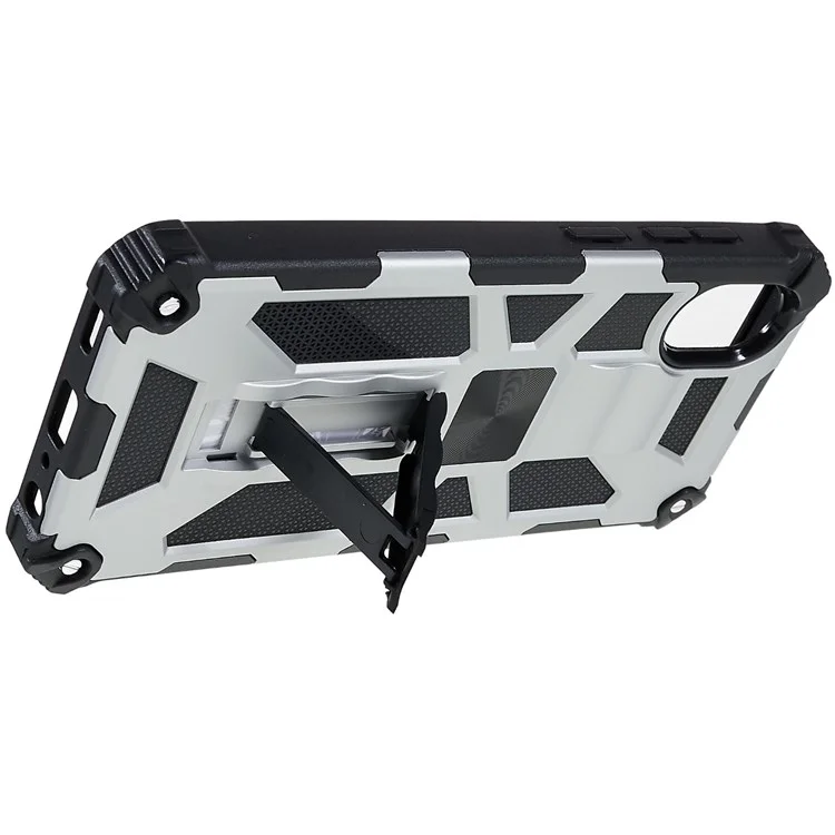 Pour Samsung Galaxy A03 Core PC et TPU Combo Armure Portable Téléphone Téléphone - Argent