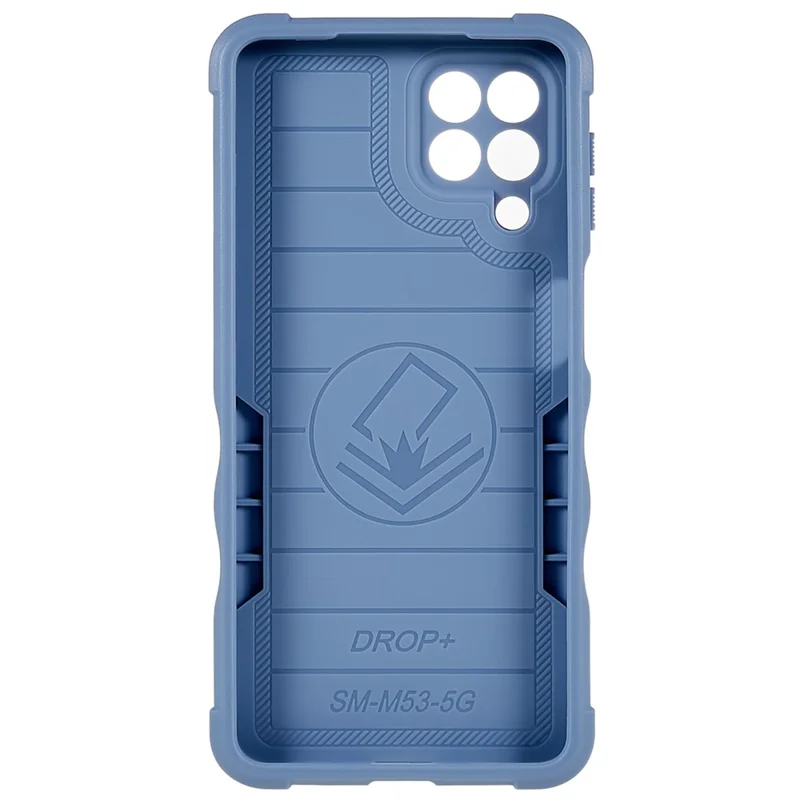 Pour Motorola Moto M53 5G Résistant à L'usure Résistante à la Gueule de Gamme Soft TPU PC Armure Military Grade Couvercle du Porte-anne - Blanche