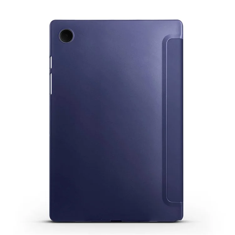 For Samsung Galaxy Tab A8 10.5 (2021) / (2022) Tri-fold Stand Tablet Case PU Leather + TPU Full Protection Auto Wake / Sleep Cover - Dark Blue