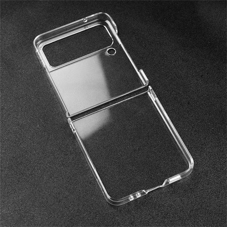 Für Samsung Galaxy Z Flip4 5G Clear Case Hard PC Full Protection Schockdicht Anti-fall-abdeckung