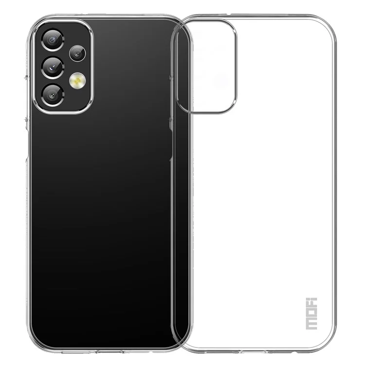 MOFI Para Samsung Galaxy A23 5G (Versão Global) / 4G Capa de Telefone Protetora Transparente Anti-queda e Anti-choque Suave TPU