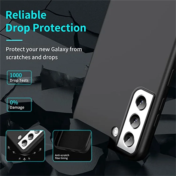 Serie Liquide Per Samsung Galaxy S21 4G / 5G Compatibile Con Cover Del Telefono Protettivo Per Shock Protettivo a Tpu di Ricarica Magnetica Magnafe.