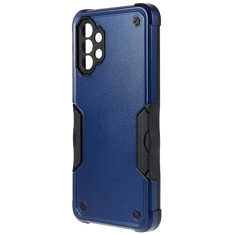 For Samsung Galaxy M32 5G/A32 5G PC + TPU Anti-slip Edge Protective Cover Drop-proof Phone Case - Blue