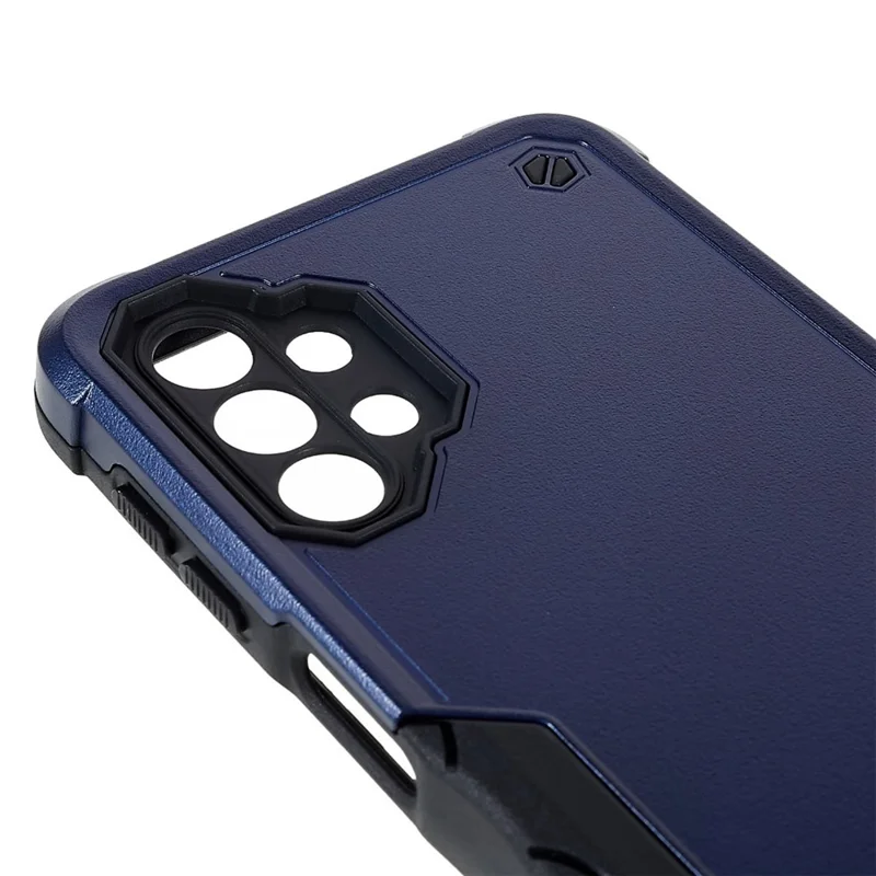 For Samsung Galaxy M32 5G/A32 5G PC + TPU Anti-slip Edge Protective Cover Drop-proof Phone Case - Blue