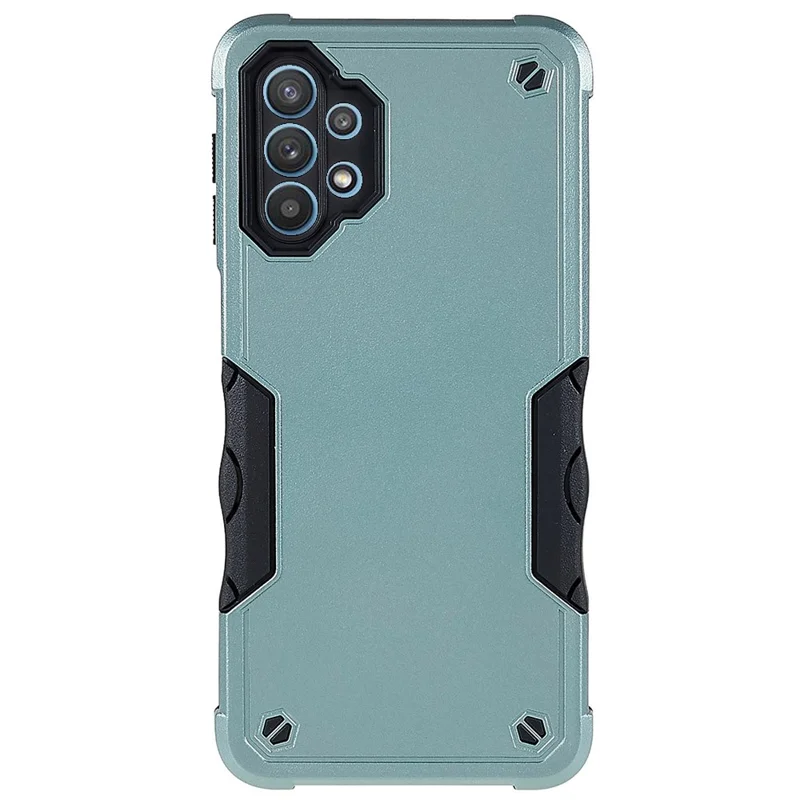 For Samsung Galaxy M32 5G/A32 5G PC + TPU Anti-slip Edge Protective Cover Drop-proof Phone Case - Green