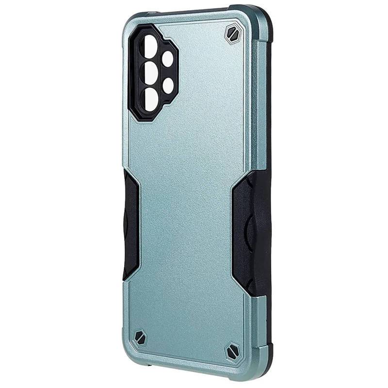 For Samsung Galaxy M32 5G/A32 5G PC + TPU Anti-slip Edge Protective Cover Drop-proof Phone Case - Green
