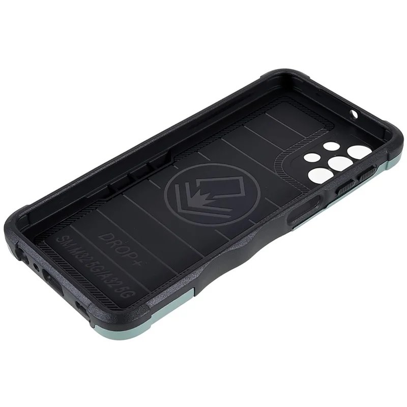 For Samsung Galaxy M32 5G/A32 5G PC + TPU Anti-slip Edge Protective Cover Drop-proof Phone Case - Green